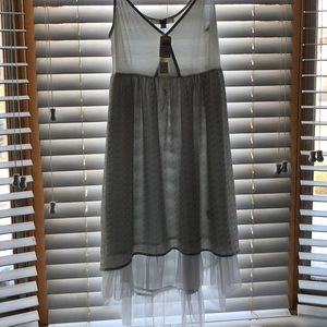 Bow / Tulle Tank Dress